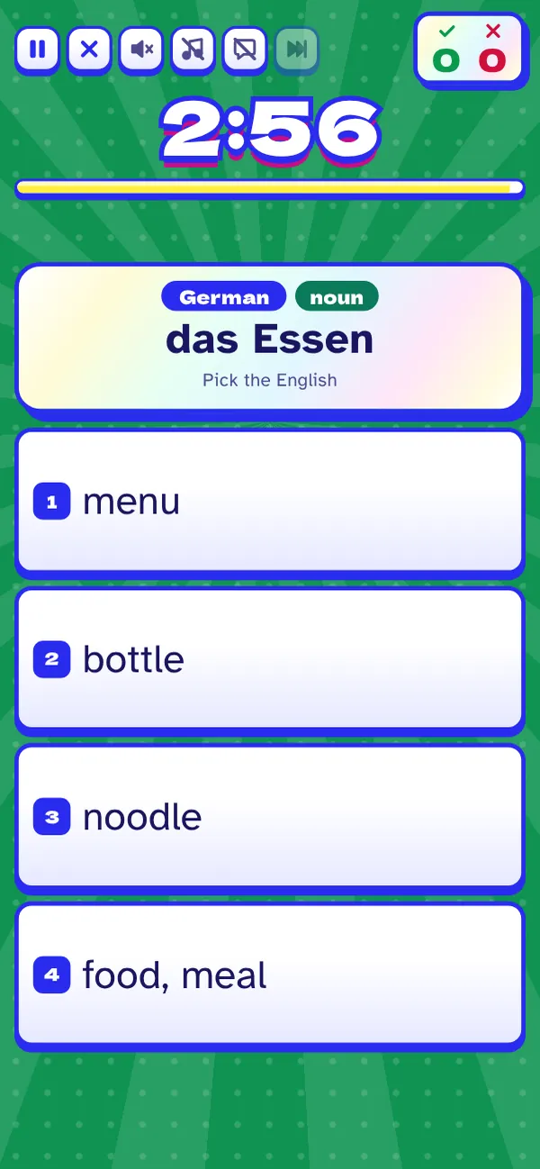 A Read round: what does “das Essen” mean?